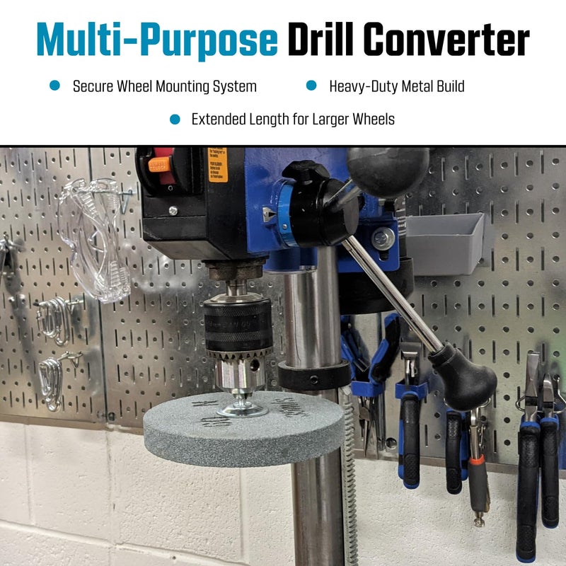 LINE10 Tools Drill Arbor Adapter Mandrel for Buffing and Grinding Wheels, 1/2-inch Diameter - Image 5
